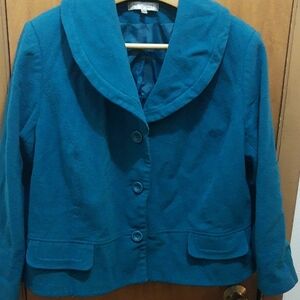 Harve Benard Teal Women's Blazer